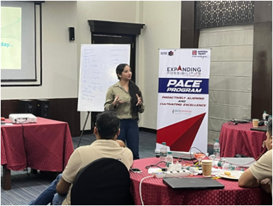 PACE classroom session with a facilitator and participants